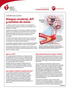 Hablemos sobre ataque cerebral, AIT y señales de aviso pdf