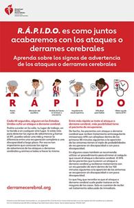 ASA R.Á.P.I.D.O. es como juntos acabaremos con los ataques o derrames cerebrales poster thumbnail